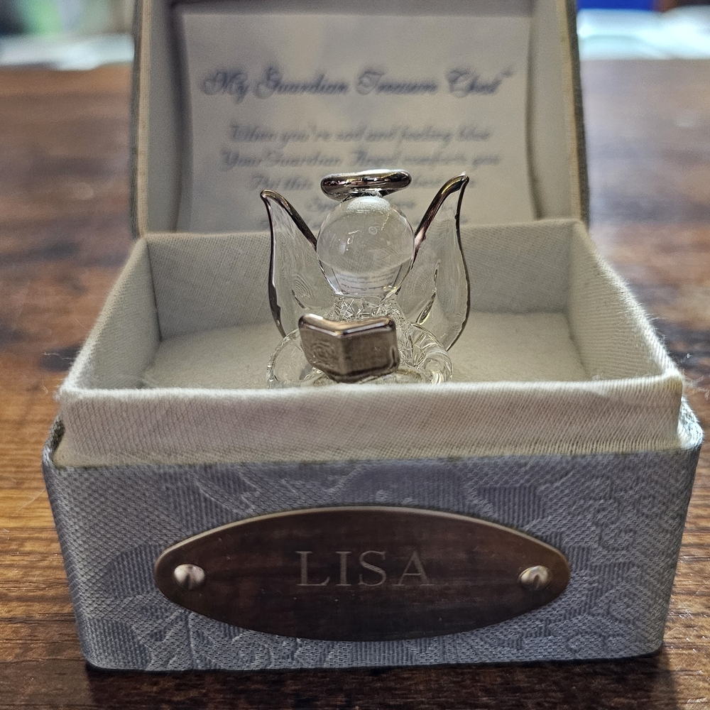 My Guardian Treasure Chest Guardian Angel w/ Prayer Poem (LISA)
